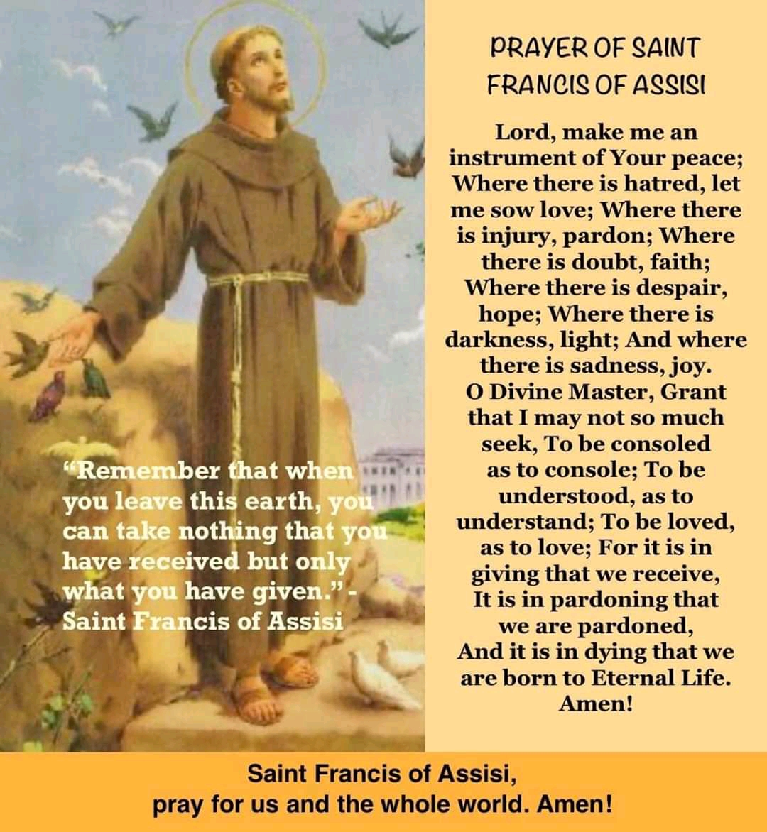 prayer-to-st-francis-of-assisi-keash-parish